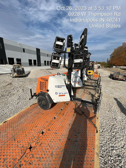 2023 Generac MLT2 Diesel, Flex Switch 120V Input, Powerzone Controller, (4) 320W LED Lights, 4kW Generator, 39.9 Gal Fuel Tank, 2" Ball, T3