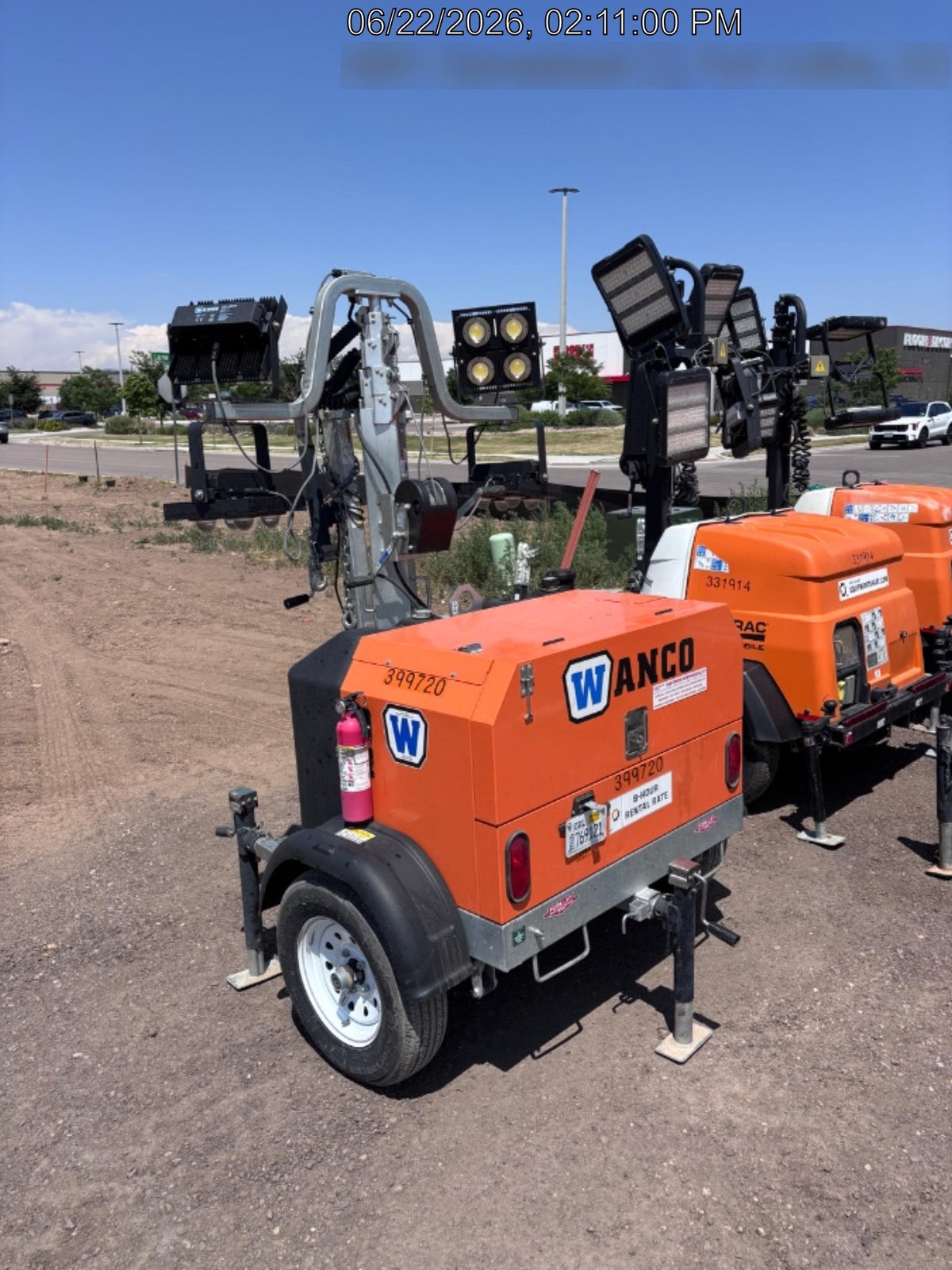 2024 Wanco WLTT-4MM4K Diesel, Deep Sea Controller, Shore Power Plug, Auto Start, (4) 350W LED Floodlights, 4kW Generator, 60 Gal Fuel Tank, 2" Ball, T3