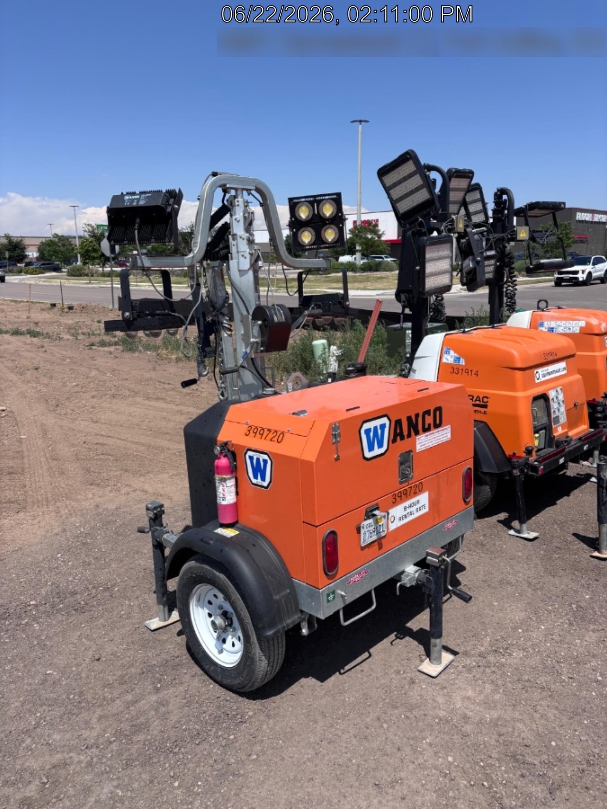 2024 Wanco WLTT-4MM4K Diesel, Deep Sea Controller, Shore Power Plug, Auto Start, (4) 350W LED Floodlights, 4kW Generator, 60 Gal Fuel Tank, 2" Ball, T3
