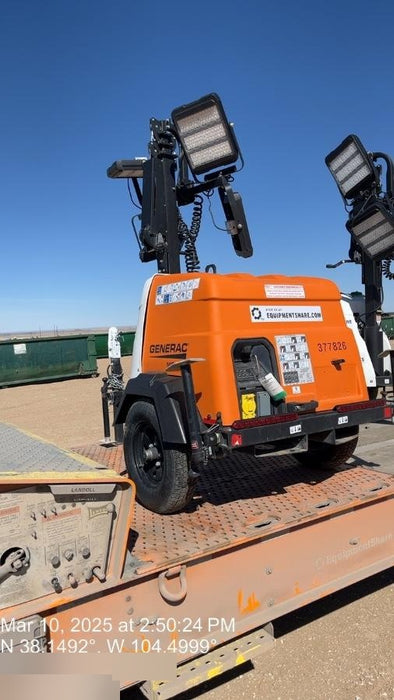 2023 Generac MLT2 Diesel, Flex Switch 120V Input, Powerzone Controller, 
(4) 320W LED Lights, 4kW Generator, 39.9 Gal Fuel Tank, 2" Ball, T3