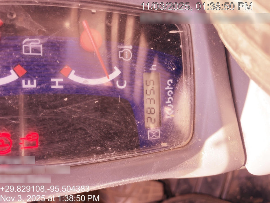 2019 Kubota SVL95-2S Cab/Heat/Air, Standard Tracks, Standard Flow w/Manual QC, 80" HD Bucket w/ Smooth Cutting Edge