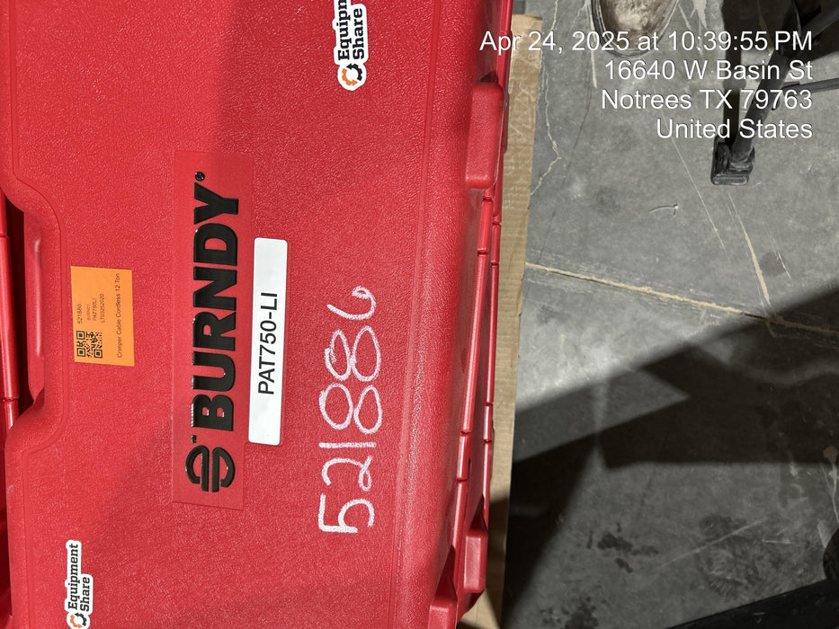 2025 BURNDY PAT750LI