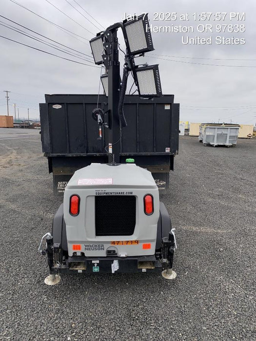 2024 Wacker Neuson LTT4 Diesel, Kohler KDW702, Deep Sea Controller, Auto Start, LED 320W, Bypass Outlet, T3