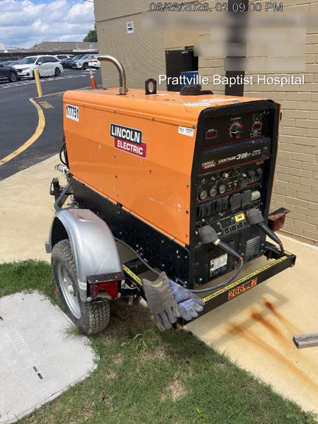 2021 Lincoln Electric Vantage 322 Vantage 322 Ready Pak 3 w/ Decals, ORANGE (includes trailer, cable rack, fender light kit) NO Telematics