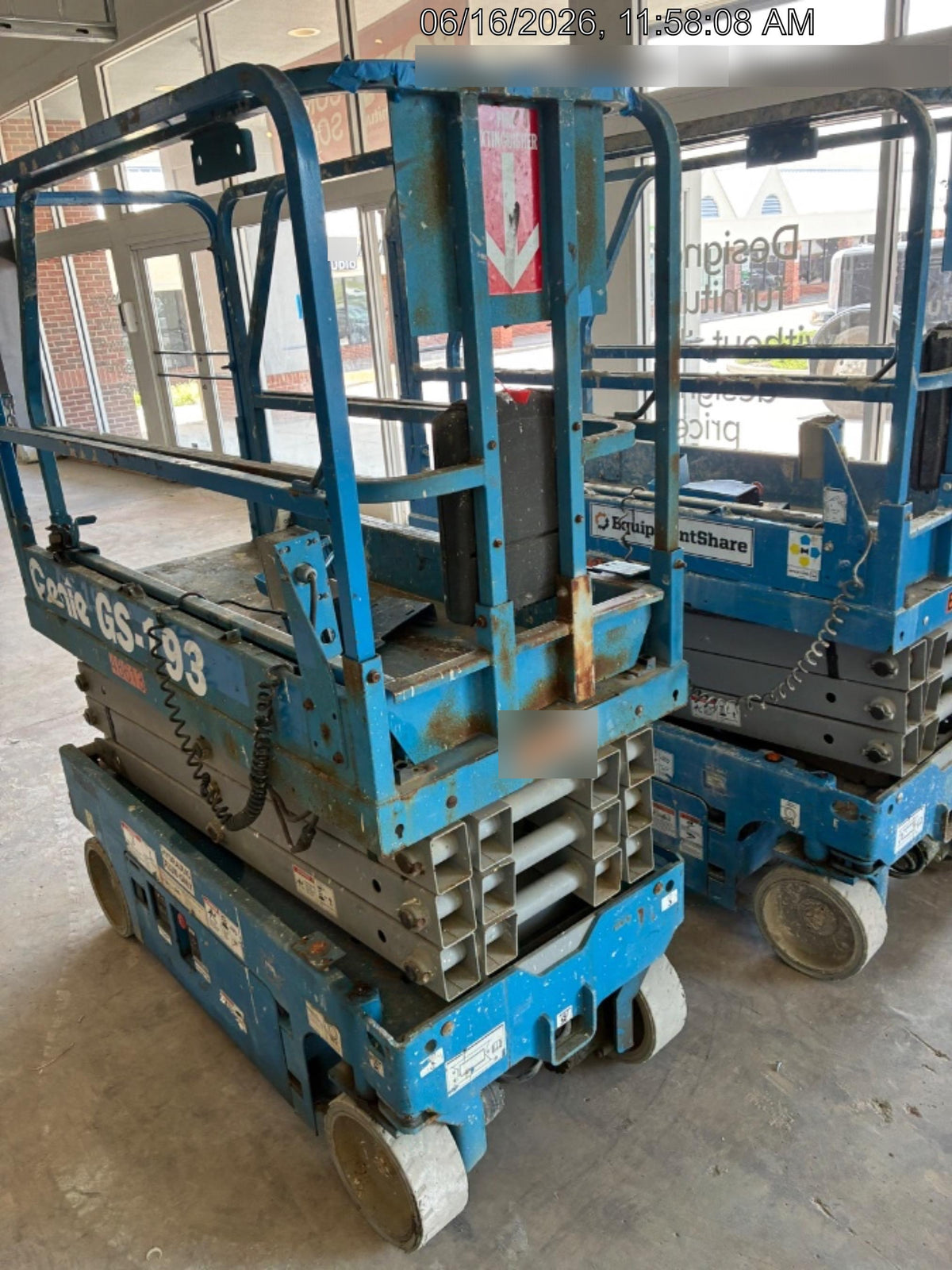 2019 Genie GS-1930 Fixed Rails with Chain Entry