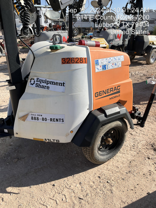 2023 Generac MLT2 Diesel, Flex Switch 120V Input, Powerzone Controller, (4) 320W LED Lights, 4kW Generator, 39.9 Gal Fuel Tank, 2" Ball, T3