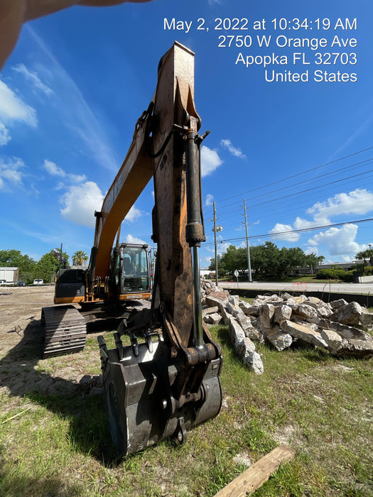 2015 Case CX210C CAB A/C, 9'-8" ARM, STEEL TRACKS, AUX HYD, THUMB