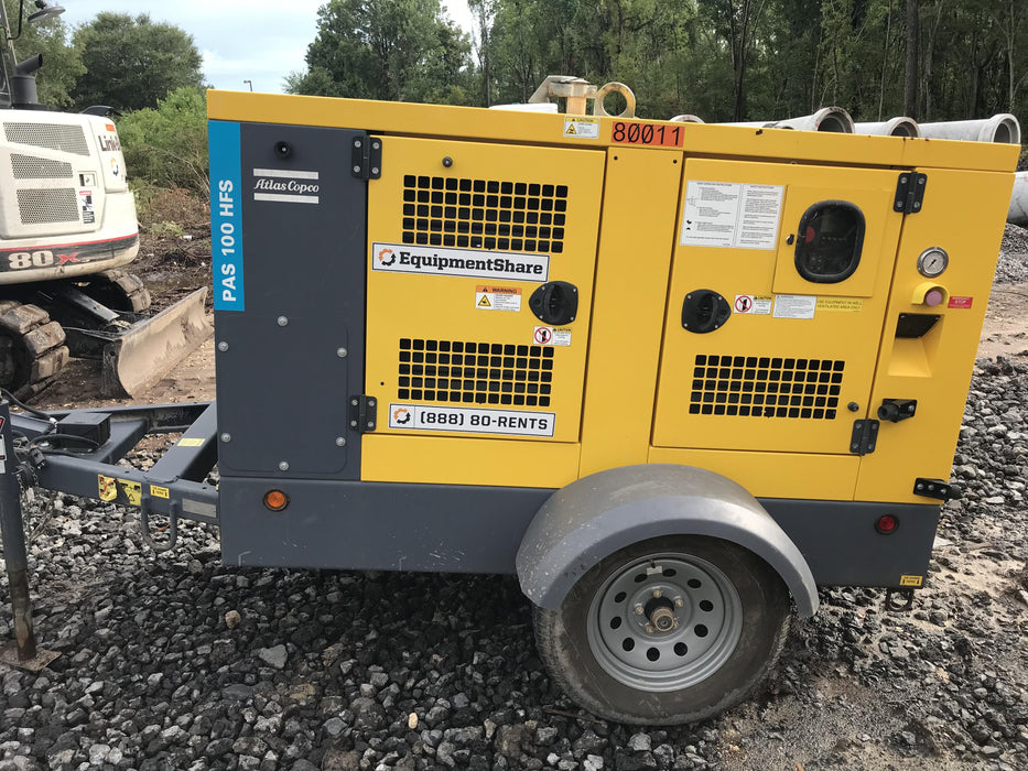 2020 ATLAS COPCO PAS 100 HF CS Enclosed