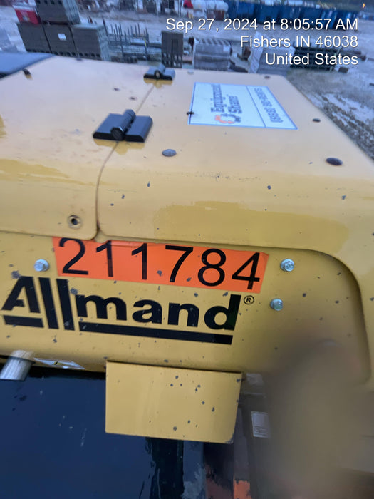 2022 Allmand NLV3GR (4) LED Light Fixture 350W, 23' Vertical Mast, 3kW Prime, Towable, Deep Sea L401, Leveling Jacks, Yanmar T4F 5.8hp