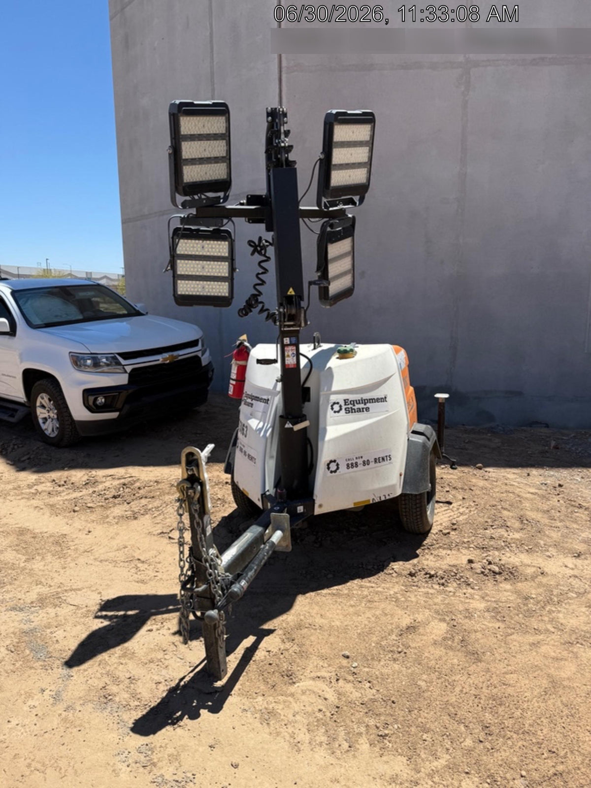 2023 Generac MLT2 Diesel, Flex Switch 120V Input, Powerzone Controller, (4) 320W LED Lights, 4kW Generator, 39.9 Gal Fuel Tank, 2" Ball, T3