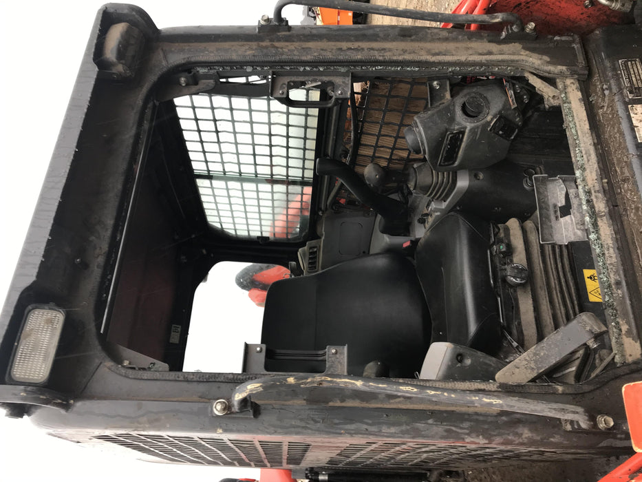 2019 Kubota SVL95-2S Cab/Heat/Air, Standard Tracks, Standard Flow, Hydraulic QC 80" HD Tooth Bucket