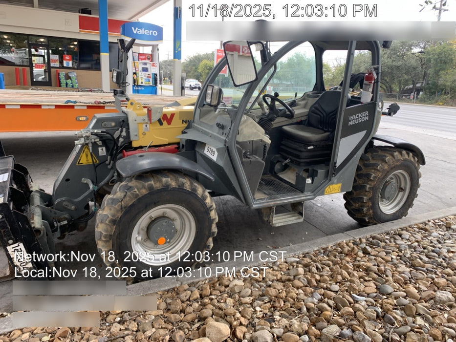 2018 Wacker Neuson TH627 Wacker Neuson TH627 Telehandler w/Canopy, Solid Tires, 48" Carriage and Forks