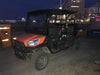 Kubota RTV-X1140W-H Kubota RTVX1140WH 4wd Utility Cart, LED Strobe, Windshield Tempered Glass, Pastic Canopy, Wire Harness Kit, Backup Alarm