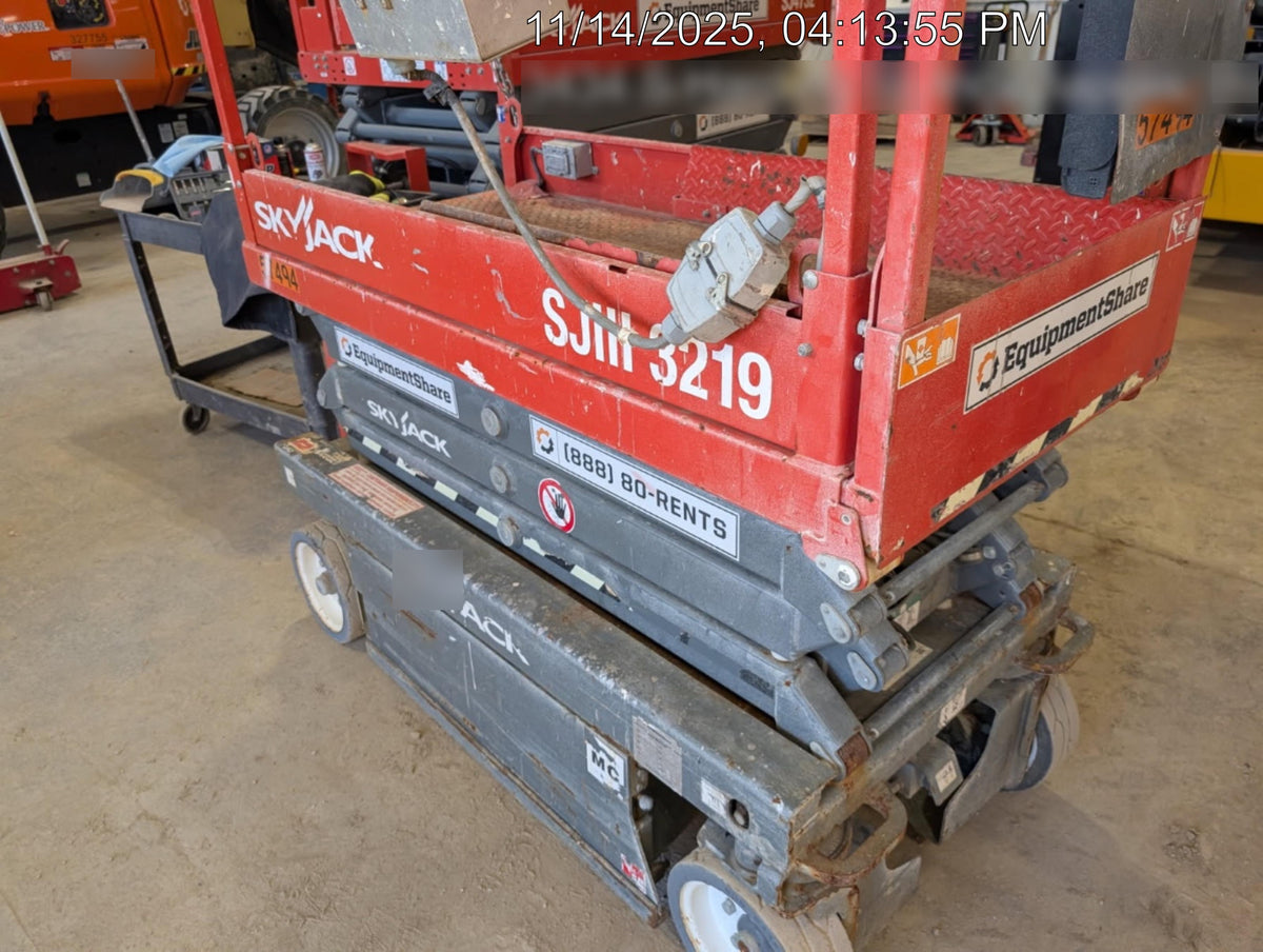 2017 Skyjack SJIII-3219 Standard Rental Specs