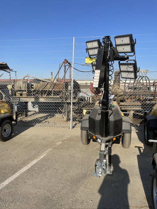 2022 Allmand NLV3GR (4) LED Light Fixture 350W, 23' Vertical Mast, 3kW Prime, Towable, ES Decals, T3