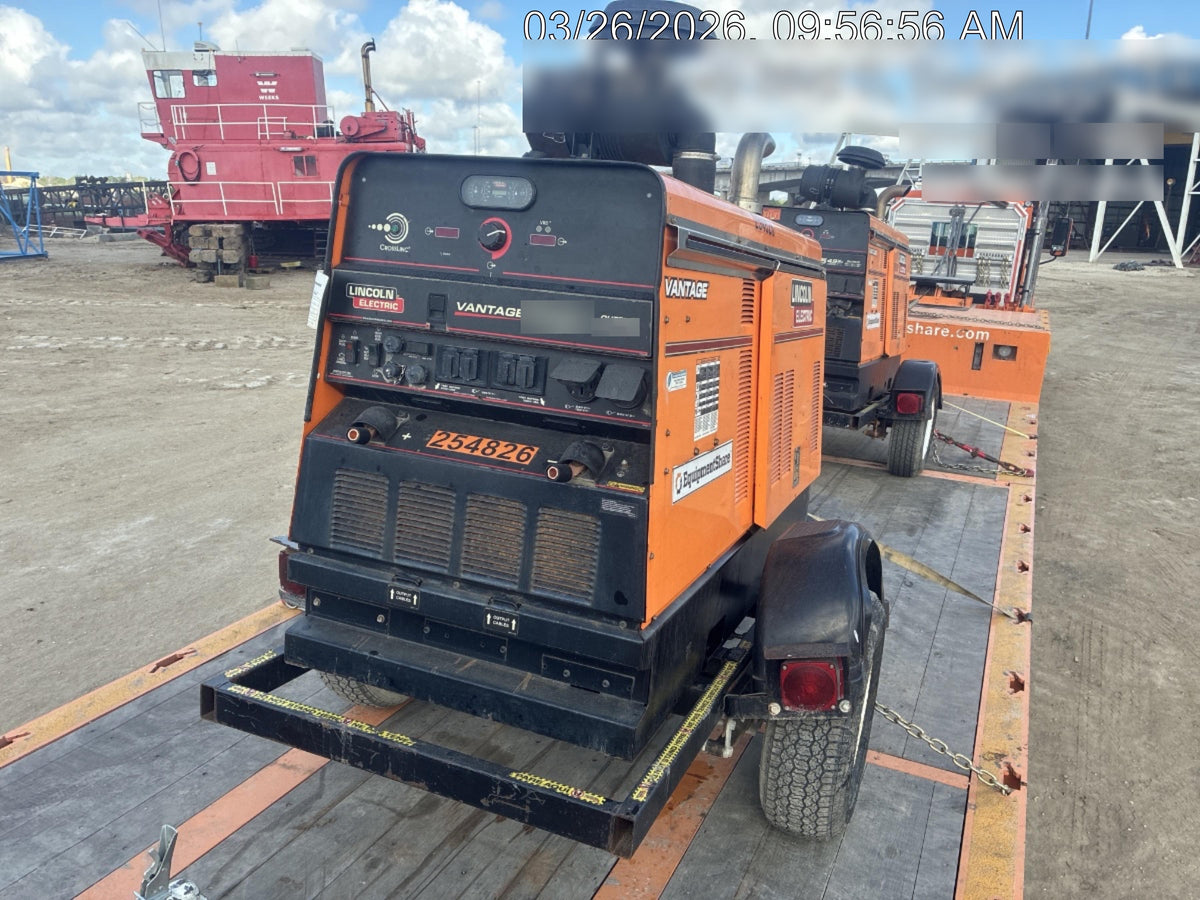 2022 Lincoln Electric Vantage 549X Crosslink Technology, Trailer Mounted, ES Decals, T3