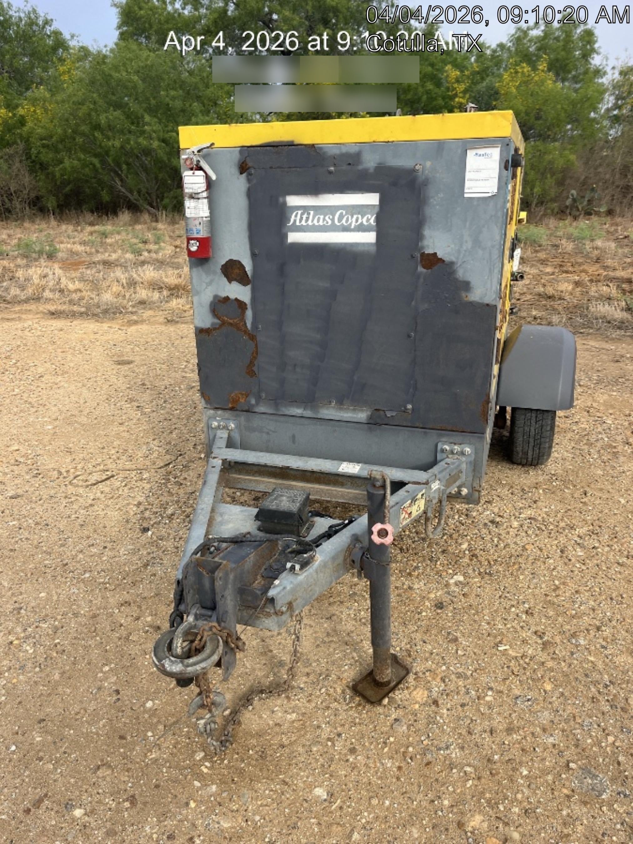 2020 ATLAS COPCO PAS 100 HF CS Enclosed
