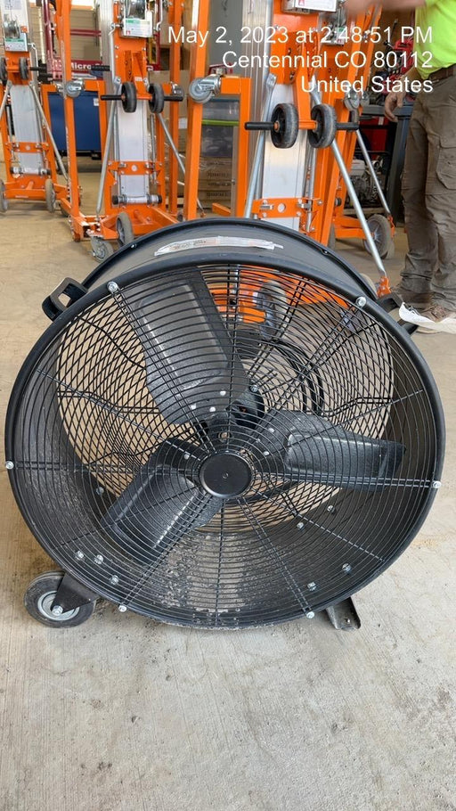 2019 CENTRAL MACHINERY 24" SHOP FAN