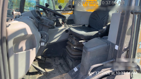 2023 Case 121F Cab, Tool carrier boom, Std speed, Professional package, Limited slip Diff, AC w/heater, Radio w/speakers, Air seat, 335/80 R18 SPT9 L2 Dunlap tires, Creep speed, Hyd SSL Std hyd aux compactible coupler, Auto ride control, Joystick, Transport protection, Std weather package, LED 2 front and rear lights