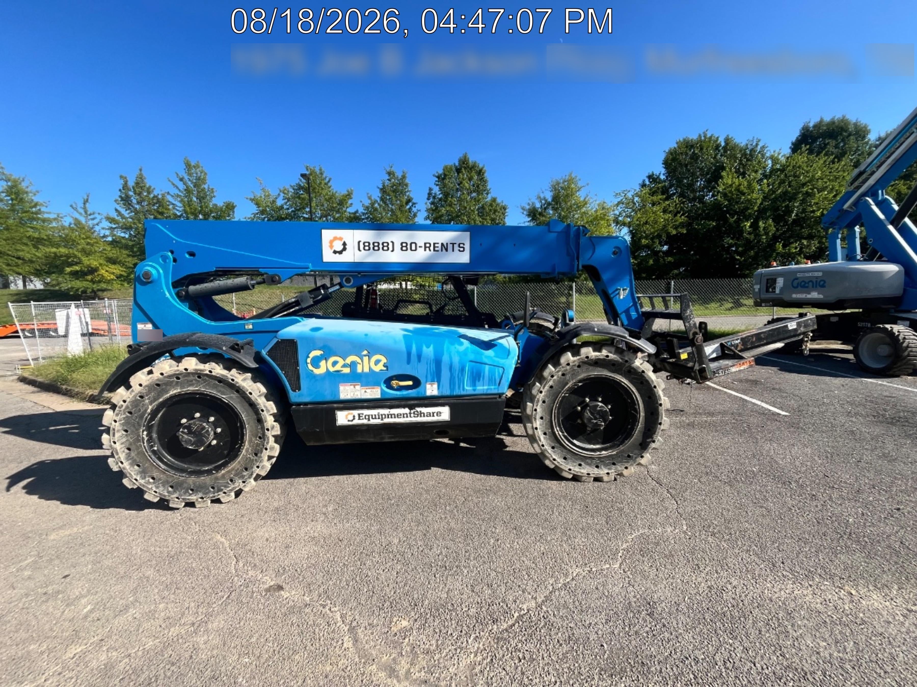 2020 Genie GTH-636 Canopy, Solid Tires, Work Lights, Beacon, Aux Hydraulics, Back up Alarm