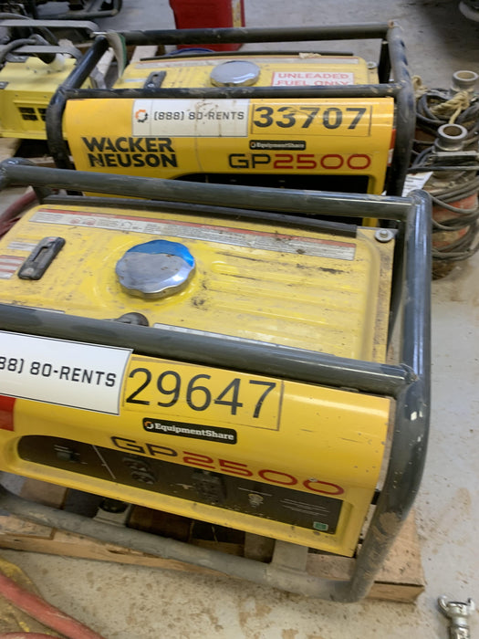 2019 WACKER NEUSON GP2500A