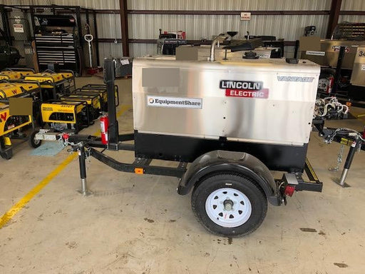 2019 Lincoln Electric Vantage 322 Welder Ready-Pak 3, Two wheel trailer, Fender and Light kit, Cable Rack