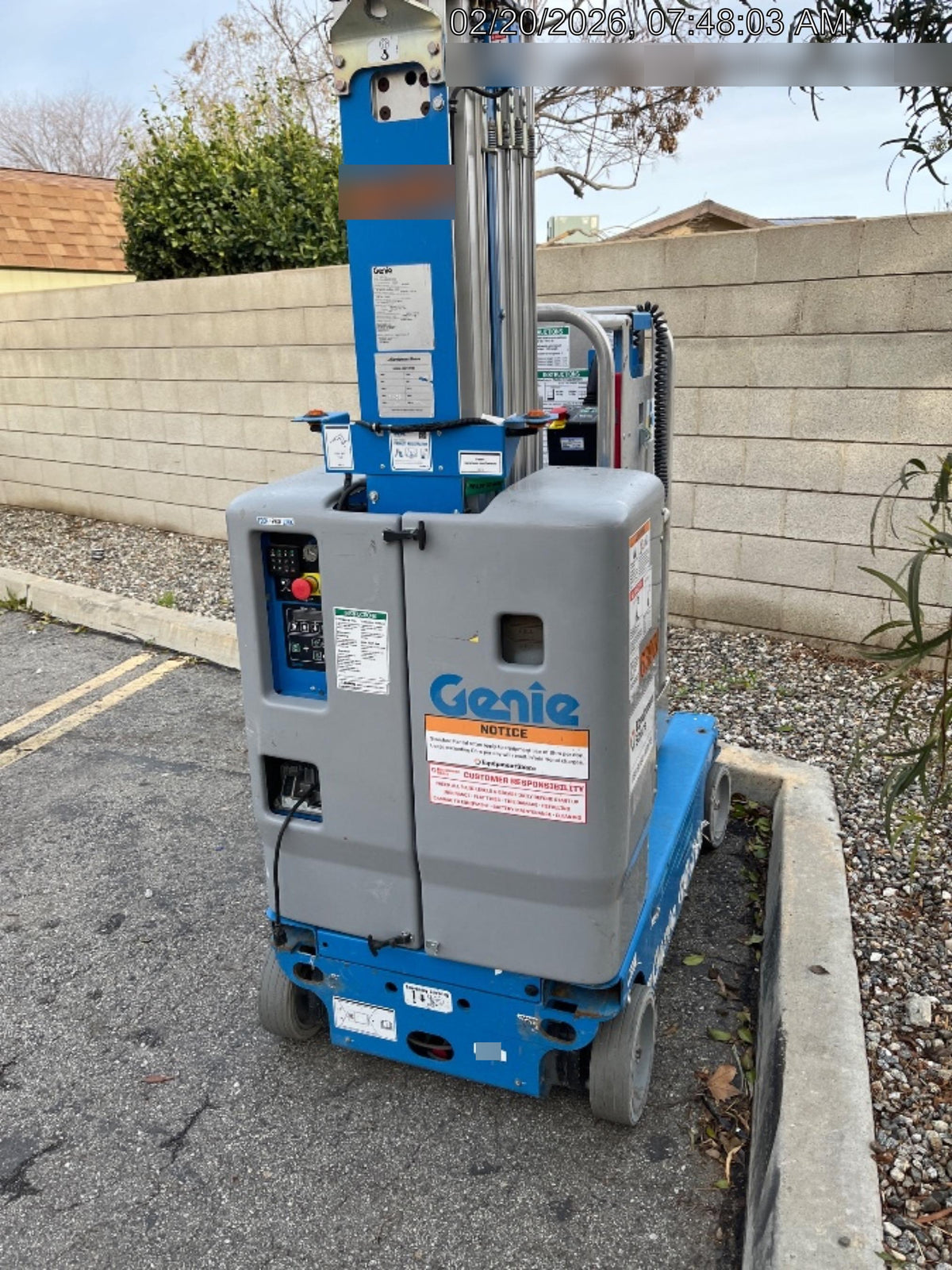 2020 GENIE GR-20