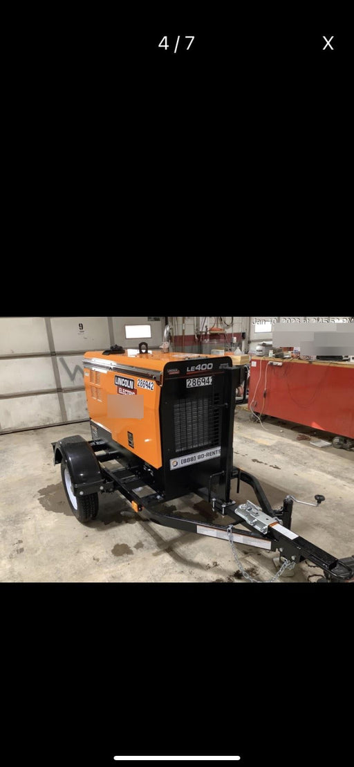 2022 Lincoln Electric LE400 Kubota V1505, Trlr, Cable Rack, Light Kit, ES Decals, T3