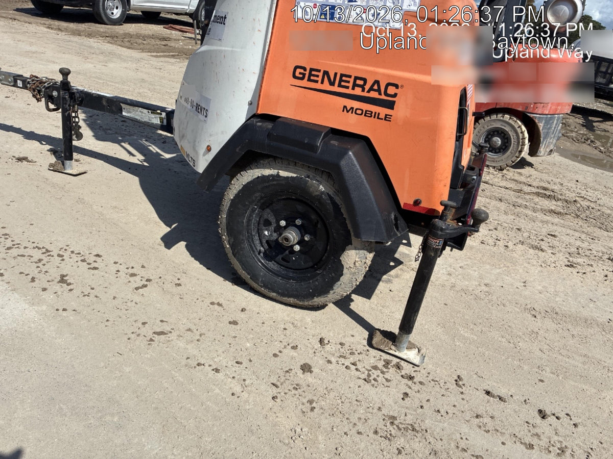 2025 Generac MLTS-4 Diesel, Mitsubishi L2E, 7.1 hp @1800 rpm, Flex Switch 120V Input, Powerzone Controller, (4) 320W LED Lights, 4kW Generator, 39.9 Gal Fuel Tank, 2" Ball, ES Decals
