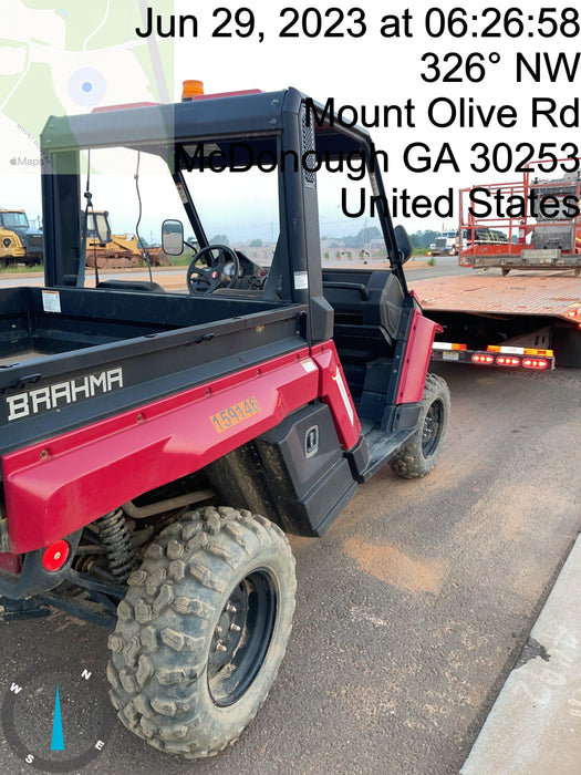 2021 Yanmar YU1000 Canopy, Steel Wheel, Poly WindShield, Beacon, Backup Alarm