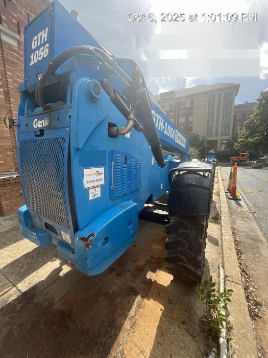 2019 Genie GTH-1056 Canopy, Solid RT Tires, LED Work Lights, Beacon 60" QA Carriage, 60" Forks