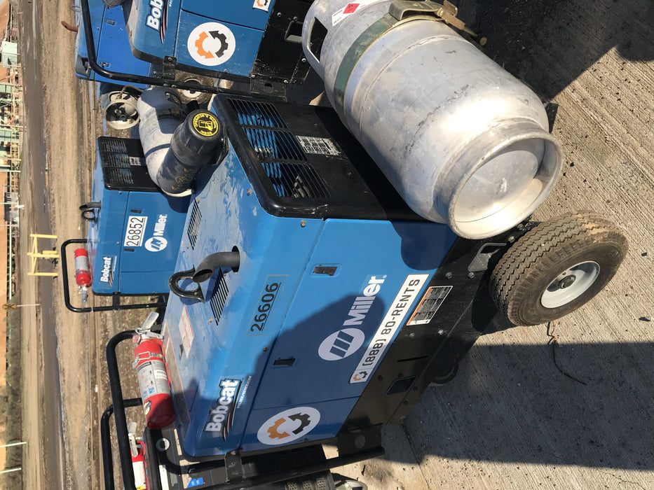 2019 Miller Electric BOBCAT 250 LP/Propane, Running Gear, Tank Bracket, Hose