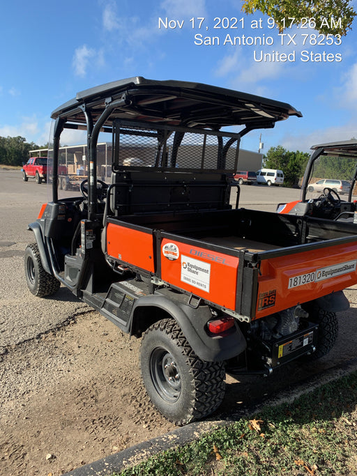 Kubota RTV-X1140W-H Plastic Canopy, Windshield Acrylic Clear, LED Strobe Light, Wire Harness Kit, Back up Alarm