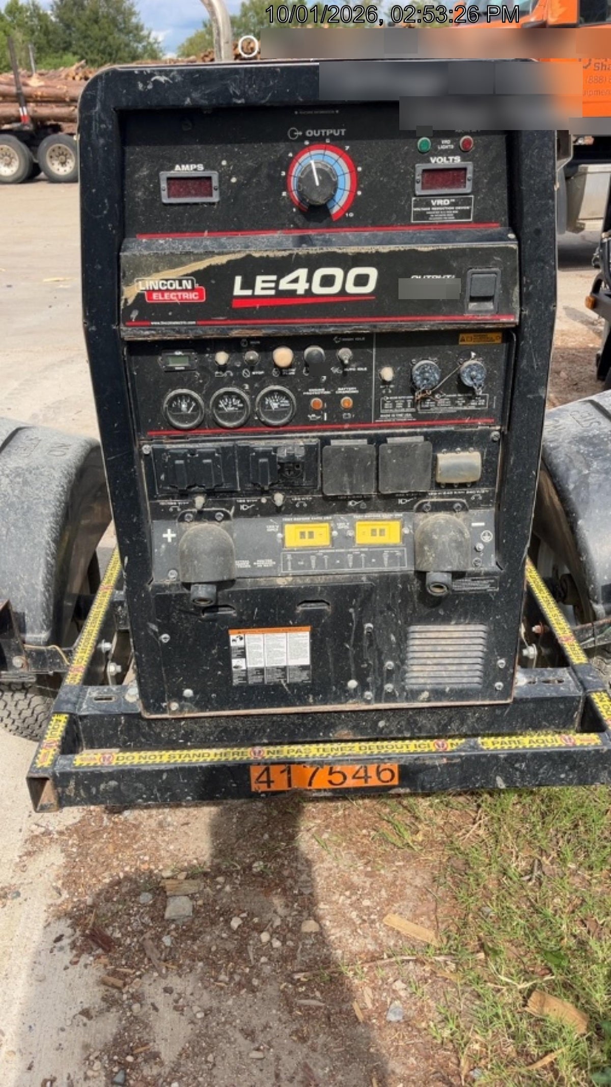 2024 Lincoln Electric LE400 Kubota V1505, Trlr, Cable Rack, Light Kit, ES Decals, T3