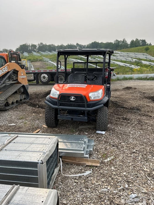 2021 Kubota RTV-X1140W-H Plastic Canopy, Windshield Acrylic Clear, LED Strobe Light, Wire Harness Kit, Back up Alarm