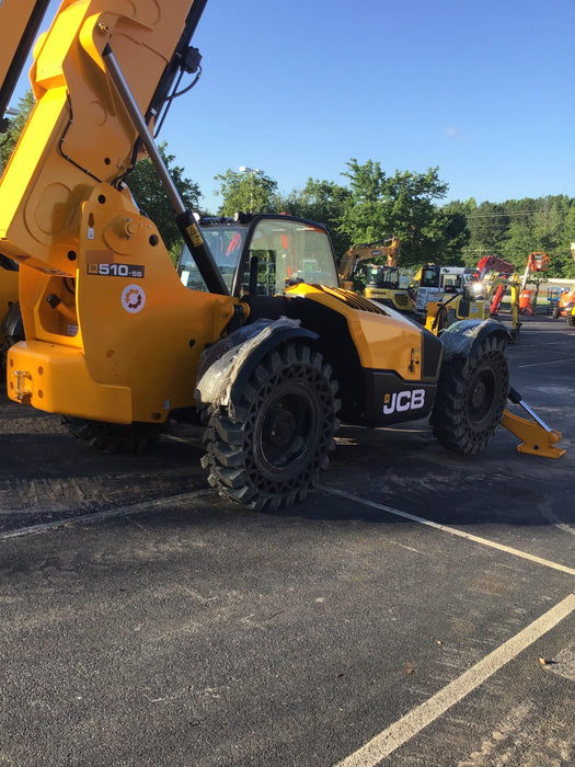 2020 JCB 510-56 Canopy, Solid Tires, Work Lights, Beacon, Aux Hydraulics, Back up Alarm, Lifting Eye, ES Decals