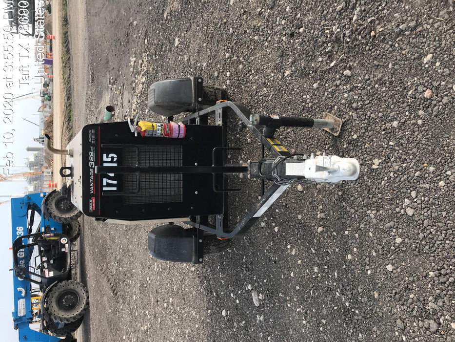 2018 Lincoln Electric Vantage 322 Lincoln Vantage 322 Welder Ready Pak 3 - Vantage 322, Trailer, Fender and light kit, Cable rack