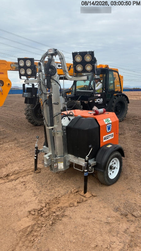 2024 Wanco WLTT-4MM4K Diesel, Deep Sea Controller, Shore Power Plug, Auto Start, (4) 350W LED Floodlights, 4kW Generator, 60 Gal Fuel Tank, 2" Ball, T3