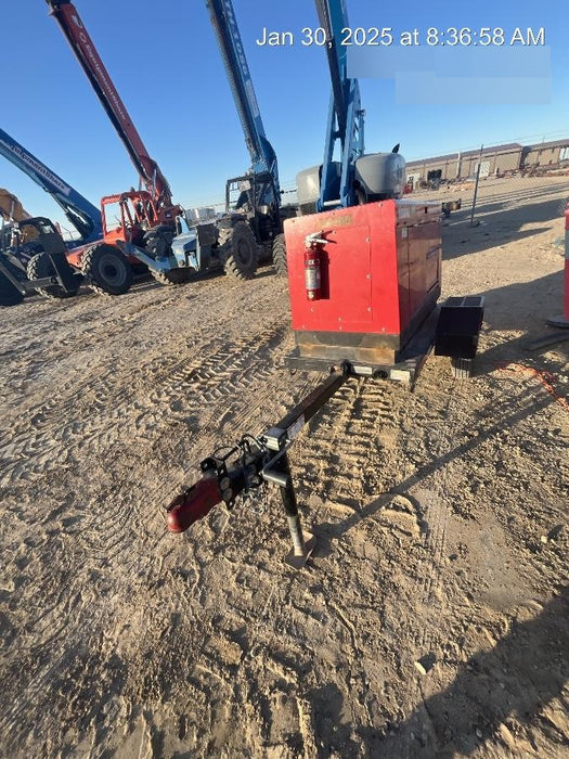 2022 Shindaiwa DGW400MDL Kubota D902 Engine, 23 HP, Dual Op Welder, Wire, Arc, Droop Stick, Tig, and CC Stick Functionality, Simulphase, 3 Phase and 1 Phase Gen Output, Single Axle NB Trlr, Slr Trckl Chrg 12V 12W, Fire Ext