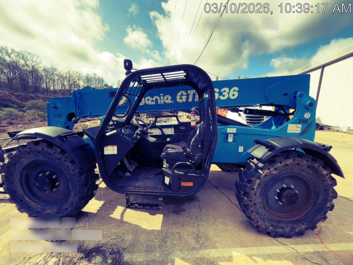 2017 Genie GTH-636 Genie GTH636, Foam Filled Tires, 48" carriage