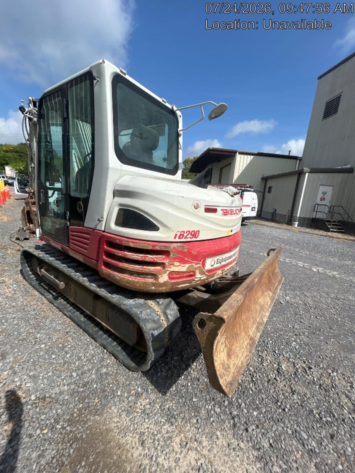 2020 Takeuchi TB290C Cab/Heat/Air, Rubber Tracks, Manual TAG QC