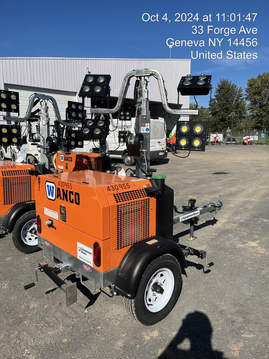 2024 Wanco WLTT-4MM4K Diesel, Deep Sea Controller, Shore Power Plug, Auto Start, (4) 350W LED Floodlights, 4kW Generator, 60 Gal Fuel Tank, 2" Ball, T3