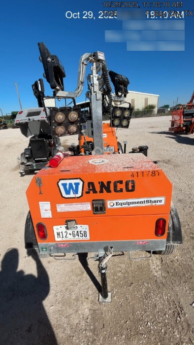 2024 Wanco WLTT-4MM4K Diesel, Deep Sea Controller, Shore Power Plug, Auto Start, (4) 350W LED Floodlights, 4kW Generator, 60 Gal Fuel Tank, 2" Ball, T3