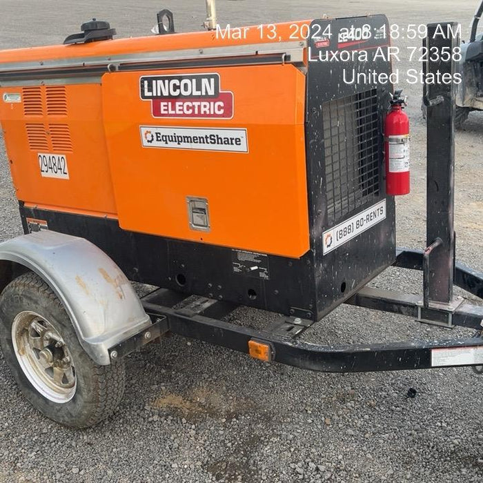 2023 Lincoln Electric LE400 Kubota V1505, Trlr, Cable Rack, Light Kit, ES Decals, T3