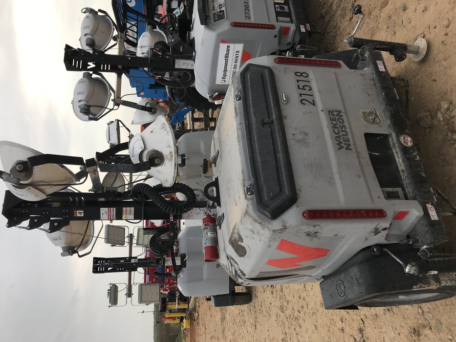 2019 Wacker Neuson LTV6L-MH Wacker Neuson LTV6L Mobile Light Tower w/Fuel Level Sensor Installed
