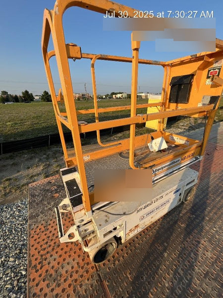 Custom Equipment HB-1430 Hy-Brid Scissor Lift
Platform capacity up to 670 lbs
Working height up to 20 ft
Weighs under 1,700 lbs
Non-marking wheels
