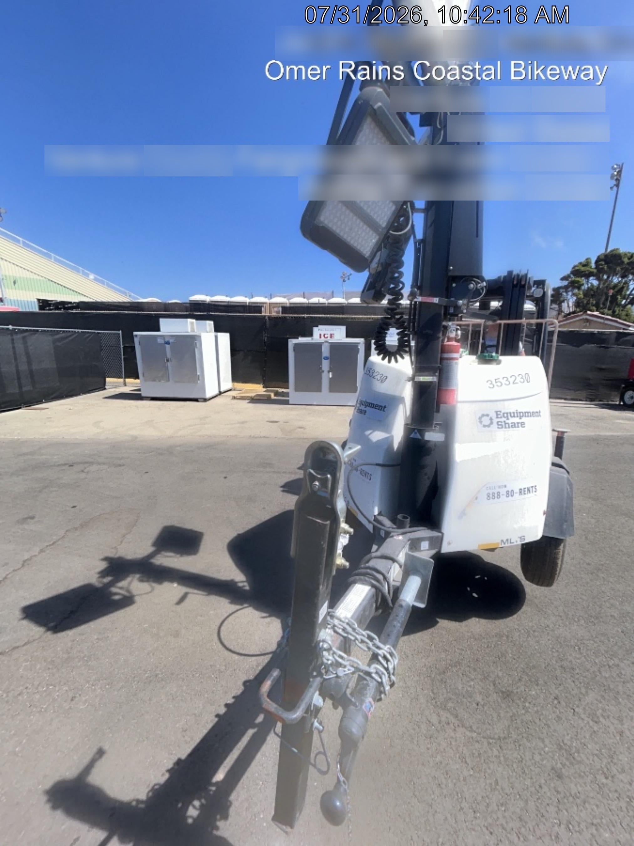 2023 Generac MLT2 Diesel, Flex Switch 120V Input, Powerzone Controller, (4) 320W LED Lights, 4kW Generator, 39.9 Gal Fuel Tank, 2" Ball, T3