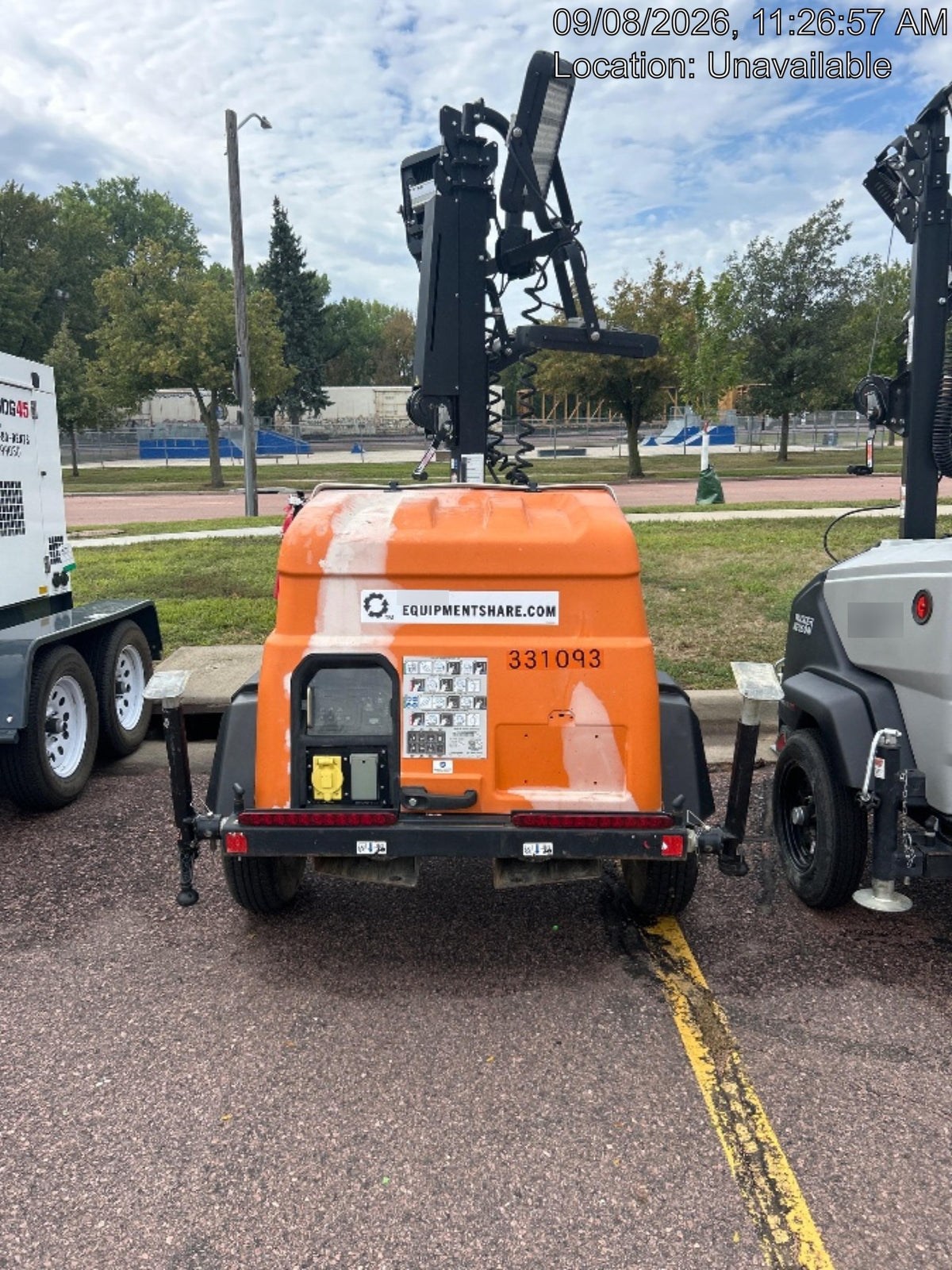 2023 Generac MLT2 Diesel, Flex Switch 120V Input, Powerzone Controller, (4) 320W LED Lights, 4kW Generator, 39.9 Gal Fuel Tank, 2" Ball, T3