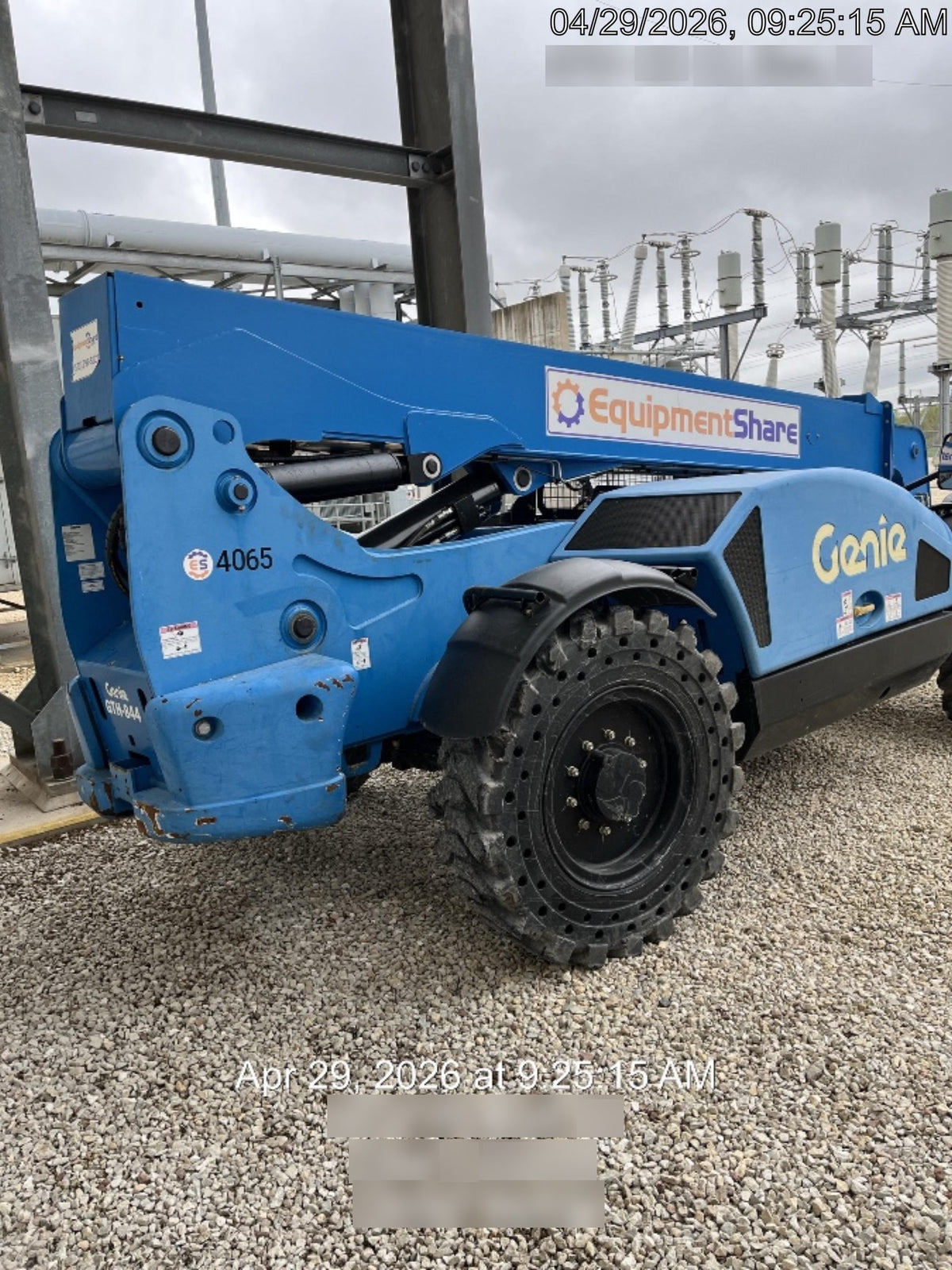 2016 Genie GTH-844 Genie GTH 844, Solid Tires, 60" carriage, Open ROPS