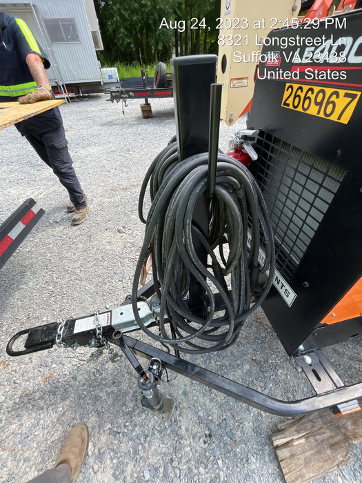 2022 Lincoln Electric LE400 Kubota V1505, Trlr, Cable Rack, Light Kit, ES Decals, T3